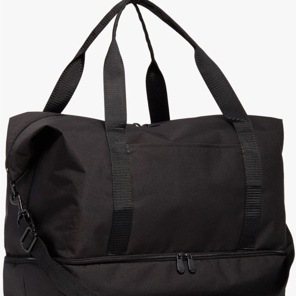 Lo & Sons Catalina Deluxe Large Black Duffel Bag - Picture 2 of 7